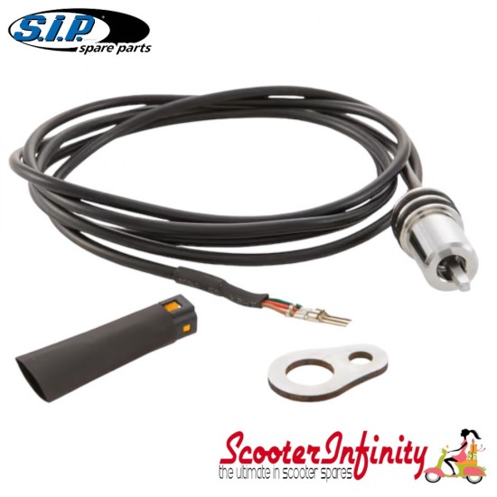Speed Sensor SIP for SIP digital rev counter/speedometer (1500mm) (Vespa PX Drum Brake Models)
