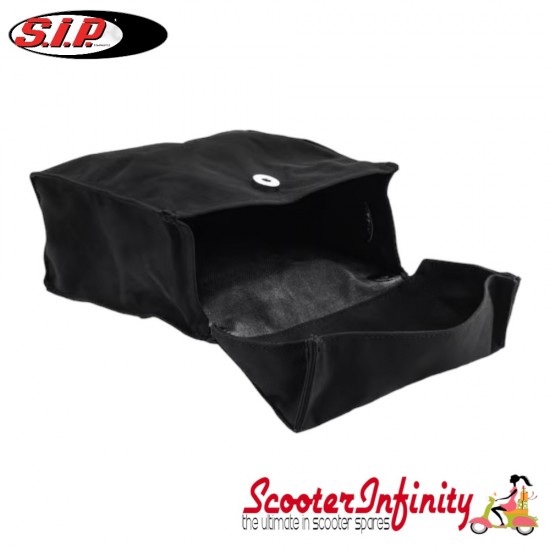 Bag Legshield Magnetic "Classic" (SIP) (Black) (secures to Legshield magnetically) (Classic Vespa)