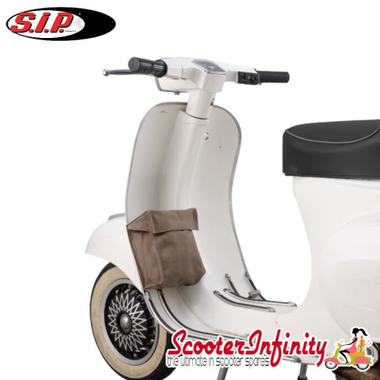 Bag Legshield Magnetic "Classic" (SIP) (Olive) (secures to Legshield magnetically) (Classic Vespa)