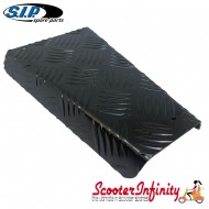Floormat Centre Vespa SIP (Aluminium Painted, Black Powdercoated) (Vespa PX80-200/​PE/​Lusso/​'98/​MY'11/​T5)