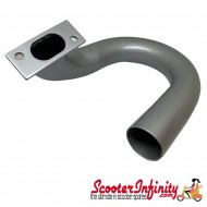 Exhaust U Bend (For AF Clubman) (42mm) (Silver) (Lambretta LI, SX, TV, GP - Series 1, 2 & 3)