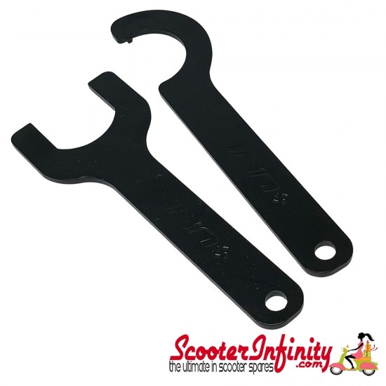 Fork Spanner Set (C Spanner And Locking Spanner) (Lambretta GP, LI, SX, TV - Series 2 or 3) Fork Spanner Set (C Spanner And Locking Spanner) (Lambretta GP, LI, SX, TV - Series 2 or 3)