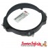 Headlight Rim (160 mm, black, round) (Vespa PX80-200/PE/Lusso)