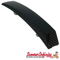 Mudguard Crest (Carbon) (Carbone) (Vespa PX80-200/PE/Lusso /PX'98/MY, also for LML Star 125-200 2T /4T/Deluxe 2T/4S/Speedy /Stella) Mudguard Crest (Carbon) (Carbone) (Vespa PX80-200/PE/Lusso /PX'98/MY, also for LML Star 125-200 2T /4T/Deluxe 2T/4S/Speedy /Stella)