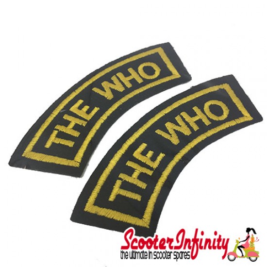 Patch Clothing Sew On - The Who Curves (110mm, 35mm) Patch Clothing Sew On - The Who Curves (110mm, 35mm)