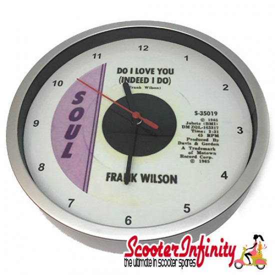 Wall Clock - Frank Wilson (Do I Love You) (220mm Wide) Wall Clock - Frank Wilson (Do I Love You) (220mm Wide)