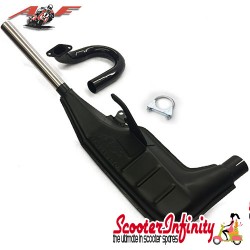 Exhaust AF Clubman VW 42mm (Black) (Lambretta LI, SX, TV, GP) (Won't fit Series 1 or 2)