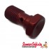 Banjo Bolt (M10x1 mm, aluminium, red anodized, SPIEGLER)