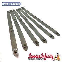 Beading front floor rails channel rubber (Grey) (Lambretta LI 125 (Series 1-2))