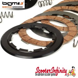 Clutch BGM Pro Superstrong 6 Plates, 10 Springs (47 Teeth) (Lambretta LI, SX, TV, GP) Clutch BGM Pro Superstrong 6 Plates, 10 Springs (47 Teeth) (Lambretta LI, SX, TV, GP)