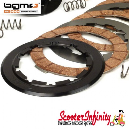 Clutch BGM Pro Superstrong 6 Plates, 10 Springs (47 Teeth) (Lambretta LI, SX, TV, GP)