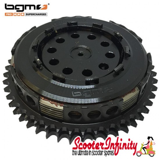 Clutch BGM Pro Superstrong 6 Plates, 10 Springs (47 Teeth) (Lambretta LI, SX, TV, GP)
