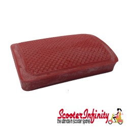 Brake Pedal Rubber CASA Red Lambretta (GP, LI, SX, TV) Brake Pedal Rubber CASA Red Lambretta (GP, LI, SX, TV)