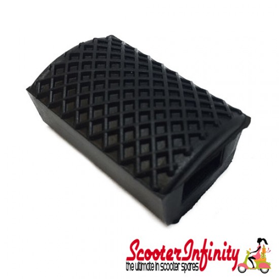 Brake Pedal Rubber Black (Vespa 125 VNB3-6T/Super/GT/GTR/TS /150 VL/VB1/VGLA/B/VD/GS/VBA /VBB/Super/GL/Sprint/V/160 GS/180 SS/Rally) Brake Pedal Rubber Black (Vespa 125 VNB3-6T/Super/GT/GTR/TS /150 VL/VB1/VGLA/B/VD/GS/VBA /VBB/Super/GL/Sprint/V/160 GS/180 SS/Rally)