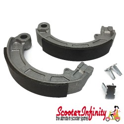 Brake Shoes Front/Rear (F.A. Italia) (Vespa P, PK, PX, Rally, T5, T5 Classic)
