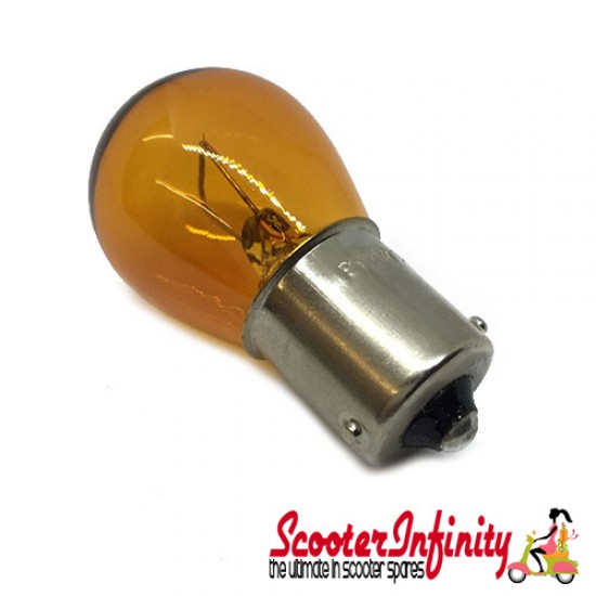 Bulb Indicator PX - BAYONET BAU15S (12V / 21W, 16mm, Offset, Amber)