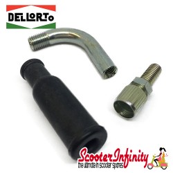 Cable Bend DELLORTO (PHBG  /PHBH/PHBL/PHF/PHM, 90°, complete)