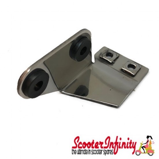 Bracket CDI electronic unit stainless steel (Vespa 200 Rally-> /P150X ->/P200E /PX80-200 E Lusso, w/o Elestart)