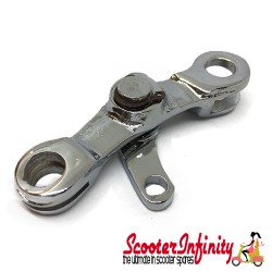 Gear Swivel and Swivel Support Set (Chrome) (Lambretta GP, LI, SX, TV)
