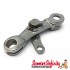 Gear Swivel and Swivel Support Set (Chrome) (Lambretta GP, LI, SX, TV)