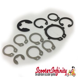 Circlip Set Engine (CASA) (Lambretta GP, LI, SX, TV) Circlip Set Engine (CASA) (Lambretta GP, LI, SX, TV)