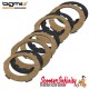 Clutch Plate Kit BGM Pro (Including Steel Plates) (5 Plates) (Lambretta LI, LIS, SX, TV (Series 2-3), DL, GP)
