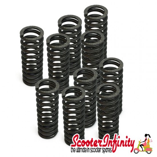 Clutch Springs SIP Sport Cosa 2 for "COSA 2"  8pcs L 50N (Vespa PX125 -200 E Lusso `95->/`98/MY /`11/Cosa 2)