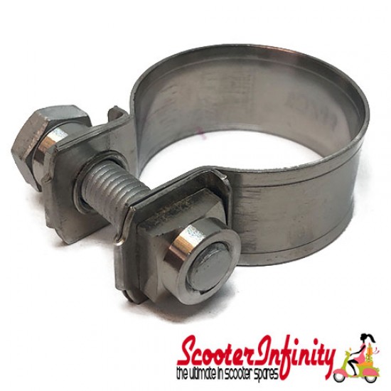 Exhaust Clamp Piaggio Connection (Vespa GTL 125-200 / GTS 125 250 300 cc)