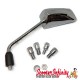 Mirror FAR F1 Chrome LEFT/SIDE (right handed thread M8 or M10) (Vespa ET/LX/LXV/S/GTS/GTS Super/GTV /GT 60/GT/GT L)
