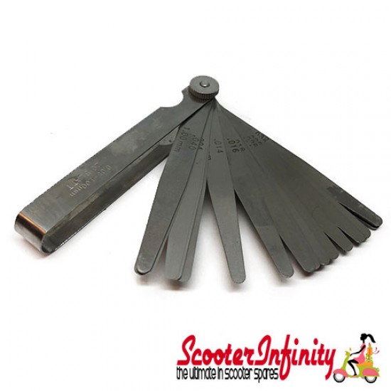 Feeler Gauge 0.05 - 1.00mm (to adjust breaker distance, in 0.05mm increment) (LML / Vespa Models)