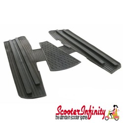 Floormat Floorboard Protection (Black) (Vespa 125 GT/GTR /Super/TS/150 T4/GL/Sprint/V /Super/160 GS/180SS/Rally) Floormat Floorboard Protection (Black) (Vespa 125 GT/GTR /Super/TS/150 T4/GL/Sprint/V /Super/160 GS/180SS/Rally)