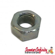 Nut Flywheel (M12x1,25 mm, h 10,0mm) (Vespa PK50-125 2?/S 2?/XL /XL2/125 GTR 2?/150 TS 2? /Sprint V 2?/Super 2?/200 Rally 2?/PX80-200/PE/Lusso /Cosa/T5, for GILERA/PIAGGIO,  125-200cc 4-Stroke LC)