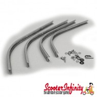 Footboard Legshield Alloy Strip Channel Set CASA (Lambretta LI (Series 3), LIS, SX, TV (Series 3), DL, GP) Footboard Legshield Alloy Strip Channel Set CASA (Lambretta LI (Series 3), LIS, SX, TV (Series 3), DL, GP)