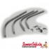Footboard Legshield Alloy Strip Channel  Set CASA (Lambretta LI (Series 3), LIS, SX, TV (Series 3), DL, GP)
