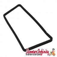 Gasket SIP Indicator Lens Rear (Left or Right, black, One PIECE) (Vespa PX80-200/PE/Lusso/T5 Classic)