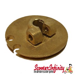 Gear Pulley Brass (Fits to Splined Rods) (Lambretta LI 125 S1,2&3 , SX125-150-200, LI150 S1,2&3 , TV175)