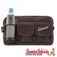 Bag Glovebox Toolbox "Classic" (SIP) (Brown Faux Leather) (Fits around glovebox door) (Classic Vespa, Modern Vespa)