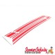 Stripes Sticker Decoration Sidepanel (Red) (Lambretta GP)