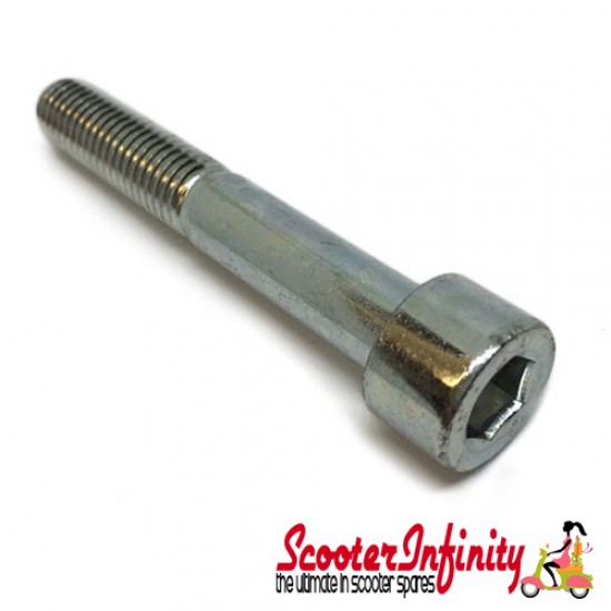 Handlebar Bolt Screw M10x67 mm, hexagon,  PIAGGIO late range (Vespa 50-125/PV/ET3/PK/S /XL/PX80-200/PE/Lusso/T5  also for Vespa ET2/ET4 50 -150cc)