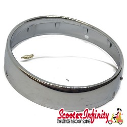 Headlight Rim CASA (CEV Type, comes with screws & washers) (Lambretta LI series 3)