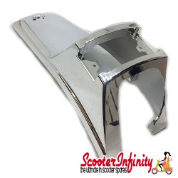 Horn Cover (Chrome) (Vespa PX80-200  E `98  also for Vespa P80-150X/PX80 -200E/Lusso/P150S/P200E/MY /`11)
