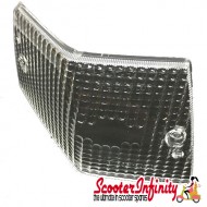 Indicator Lens Rear, Left PIAGGIO (Clear) (Vespa PX80-200/PE/Lusso/T5)