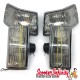 Indicator Kit PIAGGIO (clear, chrome surround, front & rear, includes bulbs) (Vespa PX80-200/PE/Lusso/T5)