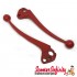 Levers Brake & Clutch Lambretta (Ball Ends) (RED) (GP, LI S3, SX, TV S3, TV200, GT200)