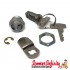 Lock Sidepanel with Keys (Lambretta GP LI SX TV / Vespa Small Frame)