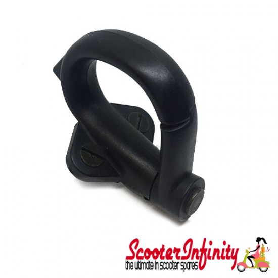 Luggage Helmet Hook (PX/T5/MY, LML) (Black, Plastic)