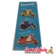 Magnet Set (Fridge Magnet) FORME Vespa The Seventies 70s (Set of 3 - 60mm, 50mm per magnet)