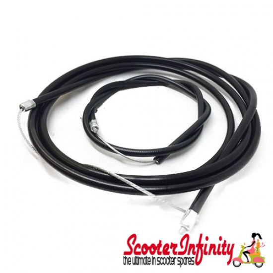 Cable Kit MALOSSI  PHB (throttle & choke cable) (Vespa)