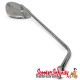 Mirror Standard BUMM right (kidney shape, 100x75 mm chrome, stem length 280mm) (All Classic Vespa Models) (Vespa PX (NOT DISC), T5 Classic) Mirror Standard BUMM right (kidney shape, 100x75 mm chrome, stem length 280mm) (All Classic Vespa Models) (Vespa PX (NOT DISC), T5 Classic)
