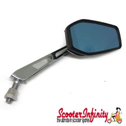 Mirror FAR F1 Chrome R/S (right handed thread)  (Vespa - ET/LX/LXV/S/GTS/GTS Super/GTV /GT 60/GT/GT L )